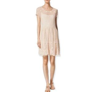 Massimo Dutti Crotchet Layered Dress